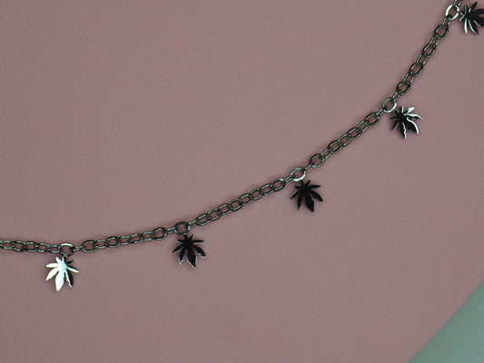 Collar Hojas Mini
